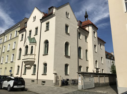 Gemeindehaus Himmelfahrtskirche München Sendling - Sanierung Fassade und Dach, Foto © Fischer + Steiger u. Partner Architekten mbB